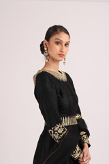 Black Embroidered GownIMG_4507