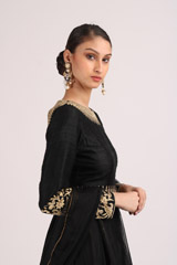 Black Embroidered GownIMG_4510