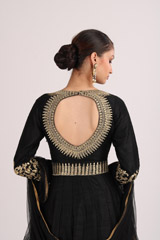 Black Embroidered GownIMG_4513