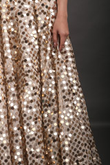 Peach Raw Silk Chandheri LehengaIMG_3026