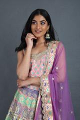Peach Banarasi Lehenga SetIMG_1659