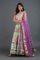 Peach Banarasi Lehenga SetIMG_1665