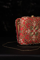 Red Zardozi ClutchIMG_2602