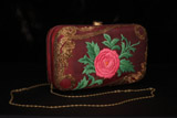 Maroon Rose ClutchIMG_2749