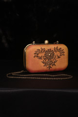 Mustard Floral Zardozi Clutch5209_video
