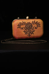 Mustard Floral Zardozi ClutchIMG_2739