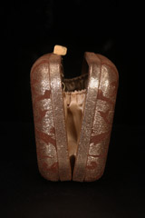 Brown Foil Print ClutchIMG_2674