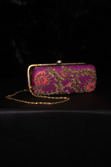 Purple New Parrot Clutch