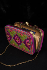 Multi Color Honey Comb ClutchIMG_1649