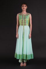 Mint Green Embellished Kurta SetDSC07694