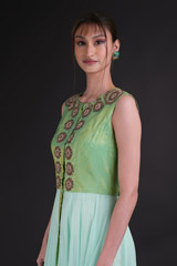 Mint Green Embellished Kurta SetDSC07697
