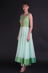 Mint Green Embellished Kurta SetDSC07698