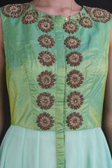 Mint Green Embellished Kurta SetDSC07701