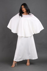 White Cape Gown5264_video