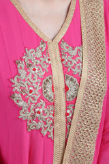 Pink Embroidered Anarkali SetIMG_1617