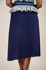Navy Overlap Skirt_DSC5087