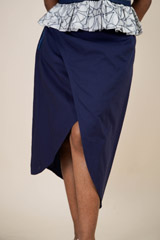Navy Overlap Skirt_DSC5088
