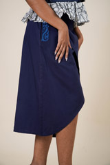 Navy Overlap Skirt_DSC5090