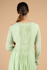 Mint Green Georgette Kurta SetDSC09377