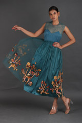 Midnight Blue Tulle Dress5278_video