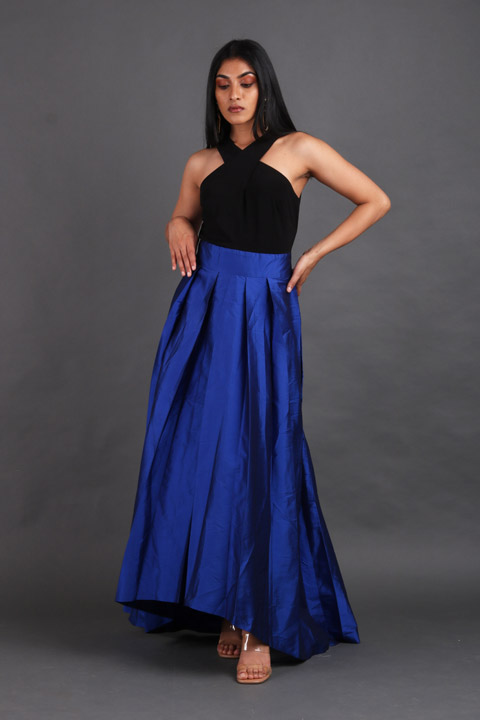 Blue gown