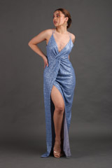 Blue Sequins Gown5293_video