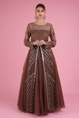 French Rose Embellished Top Bottom SetDSC05268