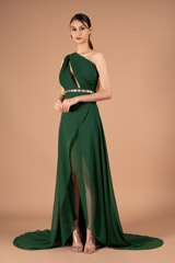 Green High-Slit GownDSC01157