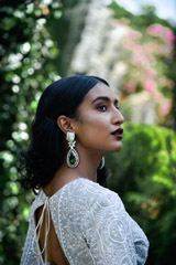 Light Blue Chanderi Lehenga Set_DSC9355