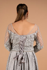 Grey Embellished GownDSC02032