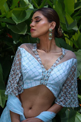 Pastel Blue Lehenga SetIMG_0280