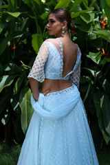 Pastel Blue Lehenga SetIMG_0320