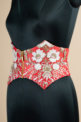 Red Embellished Corset BeltDSC00152