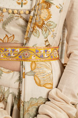 Yellow Flower Embroidered BeltDSC01285