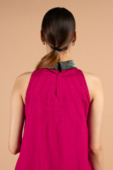 Cutdana Collar Chiffon GownDSC03839