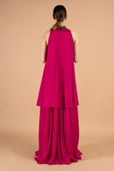 Cutdana Collar Chiffon GownDSC03840
