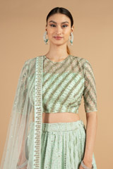 Sage Green LehengaDSC04179