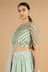 Sage Green LehengaDSC04180