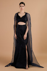 Blue Mermaid gown_DTR4390