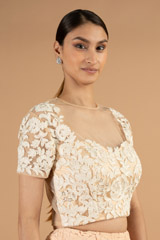 White floral blouseDSC04415