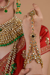 Stone Studded Bridal Set_DTR3316