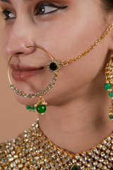 Stone Studded Bridal Set_DTR3318