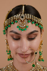 Stone Studded Bridal Set_DTR3319