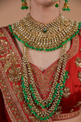 Stone Studded Bridal Set_DTR3322