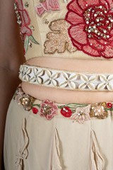 Shell in flower pattern beltDSC00030