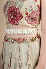 Pink shell flower beltDSC00040