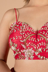 Red sharara setDSC04044