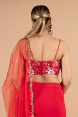 Red sharara setDSC04070