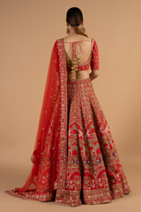 Heavy embroidered red lehenga setDSC05183