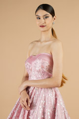 Strapless pink gownDSC08471
